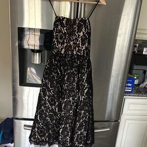 Elegant Black Lace Dress
